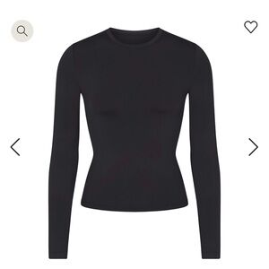 Black Long Sleeve Women's Top